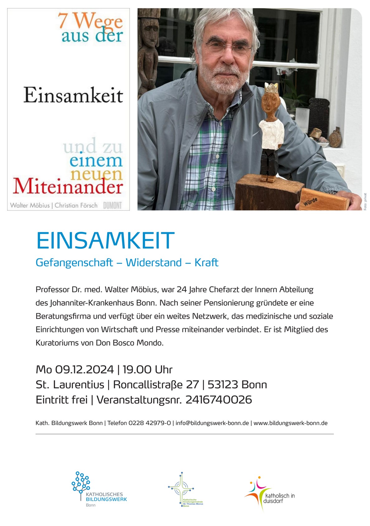 EINSAMKEIT: Gefangenschaft - Widerstand - Kraft